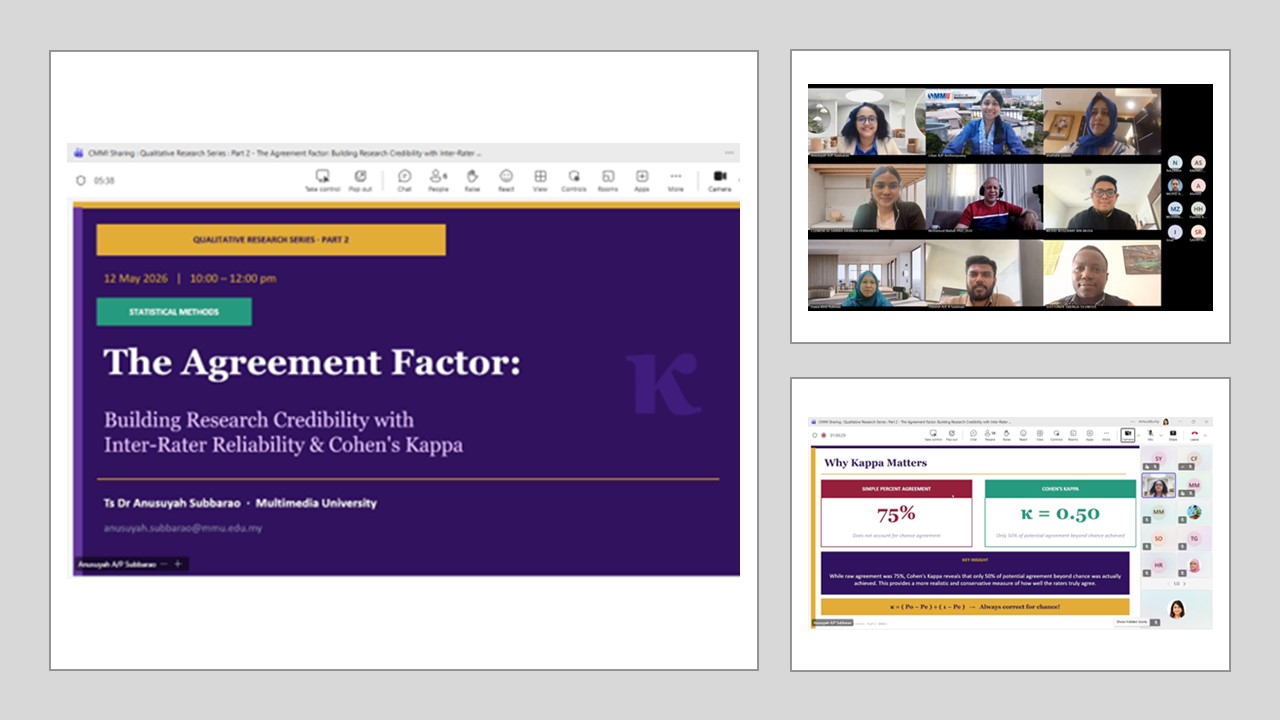 CMMI Hosts Workshop on Inter-Rater Reliability and Cohen’s Kappa to Support Qualitative Research Practice